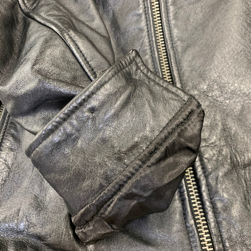 【中古品】【メンズ】 FUCT ファクト HORSE LEATHER JACKET ホース レザー ジャケット アウター 142-260905-cs-05-izu サイズ：M カラー：ブラック 万代Net店