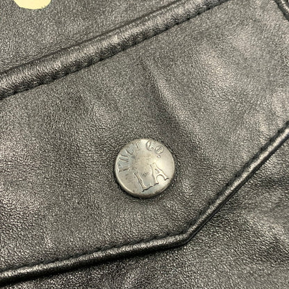 【中古品】【メンズ】 FUCT ファクト HORSE LEATHER JACKET ホース レザー ジャケット アウター 142-260905-cs-05-izu サイズ：M カラー：ブラック 万代Net店