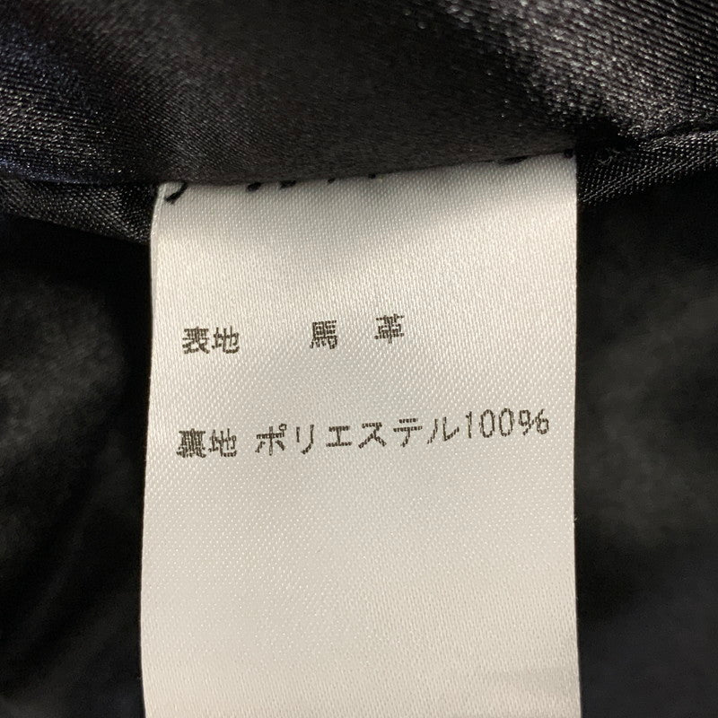 【中古品】【メンズ】 FUCT ファクト HORSE LEATHER JACKET ホース レザー ジャケット アウター 142-260905-cs-05-izu サイズ：M カラー：ブラック 万代Net店