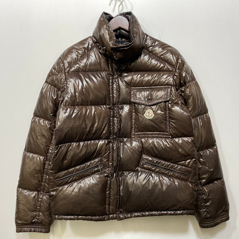 【中古品】【メンズ】 MONCLER モンクレール 920-091-41307-50 KARAK DOWNJ ACKET カラク ダウン ジャケット アウター 144-260906-kh-03-izu サイズ：1 カラー：ダークブラウン 万代Net店