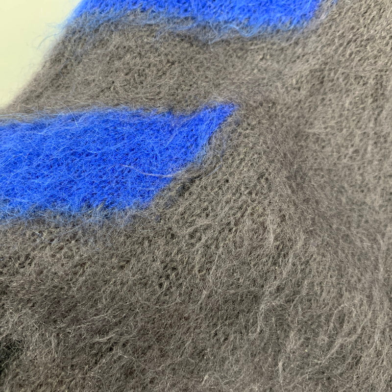【中古品】【メンズ】 OFF-WHITE オフホワイト OMHA036E19B02024 19AW DIAG BRUSHED MOHAIR CREWNECK SWEATER ダイアグ ブラッシュド モヘア クルーネック セーター トップス 長袖 142-260711-cs-03-izu サイズ：XS カラー：グレー 万代Net店
