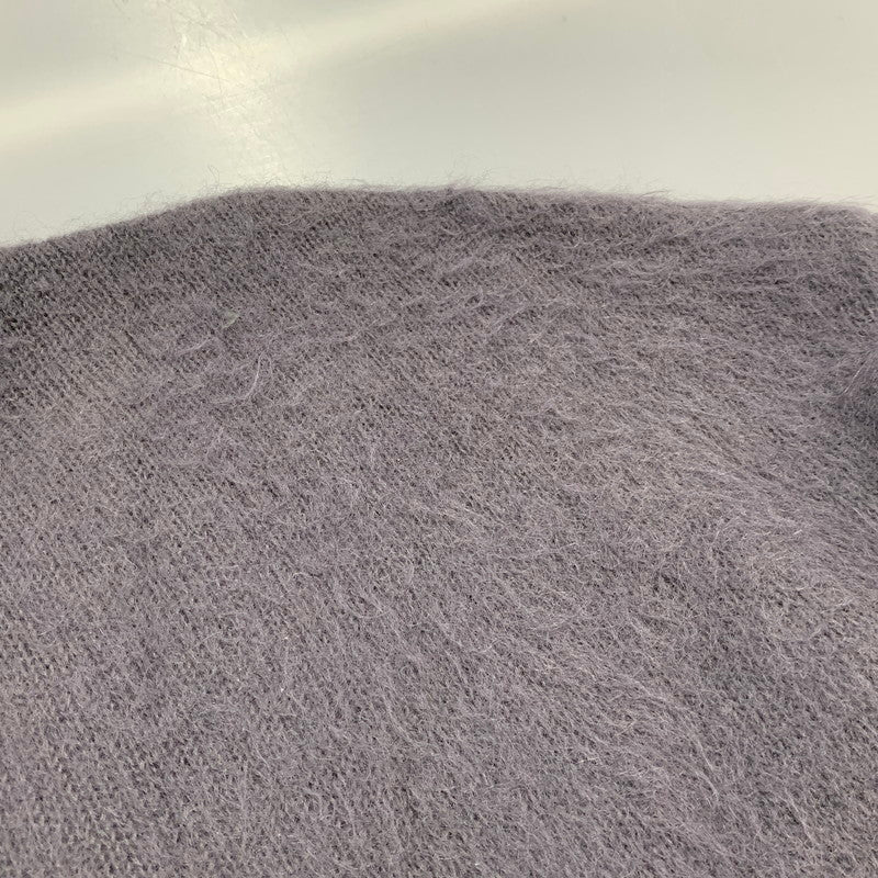 【中古品】【メンズ】 OFF-WHITE オフホワイト OMHA036E19B02024 19AW DIAG BRUSHED MOHAIR CREWNECK SWEATER ダイアグ ブラッシュド モヘア クルーネック セーター トップス 長袖 142-260711-cs-03-izu サイズ：XS カラー：グレー 万代Net店