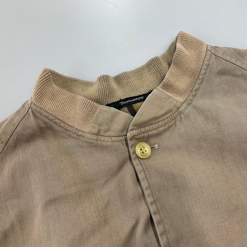 【現状渡し品】【メンズ】 BURBERRYS バーバリーズ スペイン製 90S HARRINGTON JACKET ハリントン ジャケット アウター 141-260812-cs-08-izu サイズ：不明 カラー：ベージュ 万代Net店