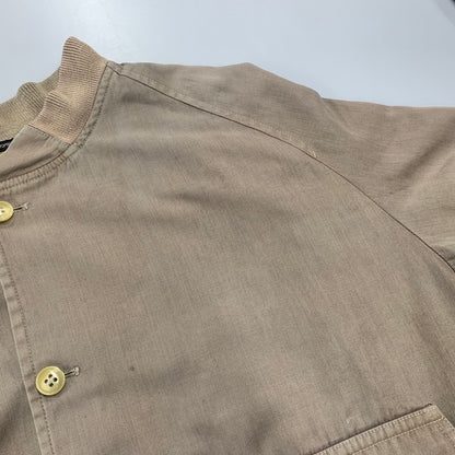 【現状渡し品】【メンズ】 BURBERRYS バーバリーズ スペイン製 90S HARRINGTON JACKET ハリントン ジャケット アウター 141-260812-cs-08-izu サイズ：不明 カラー：ベージュ 万代Net店