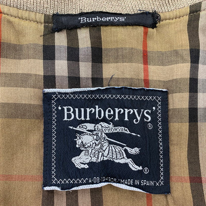 【現状渡し品】【メンズ】 BURBERRYS バーバリーズ スペイン製 90S HARRINGTON JACKET ハリントン ジャケット アウター 141-260812-cs-08-izu サイズ：不明 カラー：ベージュ 万代Net店