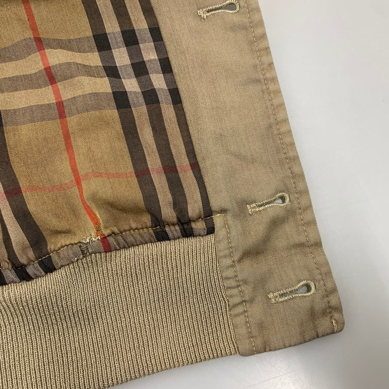 【現状渡し品】【メンズ】 BURBERRYS バーバリーズ スペイン製 90S HARRINGTON JACKET ハリントン ジャケット アウター 141-260812-cs-08-izu サイズ：不明 カラー：ベージュ 万代Net店