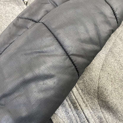 【中古品】【メンズ】 SCHOTT ショット 3132041 ELBOW PATCH SWITCHING STADIUM JACKET スタジアム ジャケット アウター 145-260704-kh-11-izu サイズ：XL カラー：グレー×ブラック 万代Net店