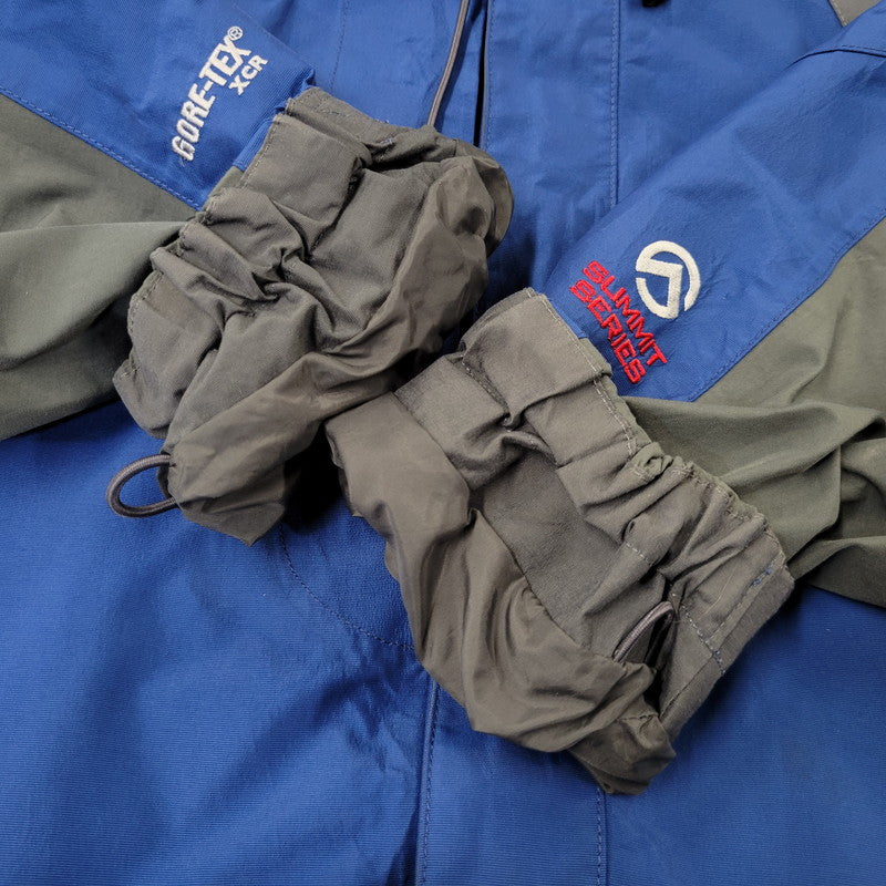 【中古品】【メンズ】 THE NORTH FACE ザ・ノースフェイス V152241 MOUNTAIN HOODED JACKET マウンテン フーデッド ジャケット アウター 144-260706-cs-19-izu サイズ：M カラー：ブルー×グレー 万代Net店