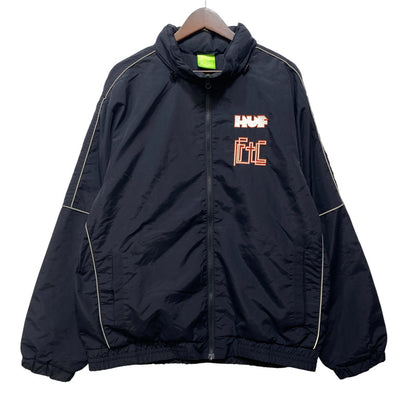 【中古品】【メンズ】 FTC エフティーシー × HUF ハフ REFLECTIVE PIPING TRACK JACKET HUFTCJ01 リフレクティブ パイピング トラックジャケット 142-260719-as-12-izu サイズ：L カラー：ネイビー 万代Net店