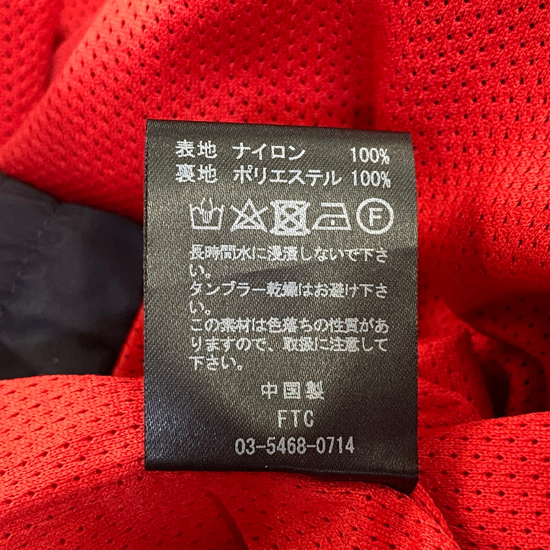 【中古品】【メンズ】 FTC エフティーシー × HUF ハフ REFLECTIVE PIPING TRACK JACKET HUFTCJ01 リフレクティブ パイピング トラックジャケット 142-260719-as-12-izu サイズ：L カラー：ネイビー 万代Net店