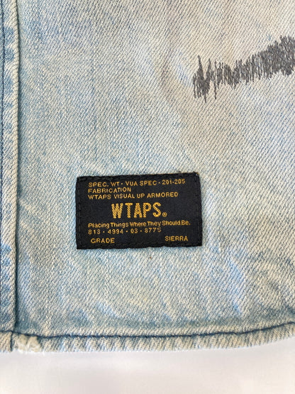 【中古品】【メンズ】 WTAPS ダブルタップス 12AW ALLMAN 122GWDT-SHM07 オールマン デニム ウエスタン シャツ トップス 142-260807-SH-06-hon サイズ：S カラー：ライトブルー 万代Net店