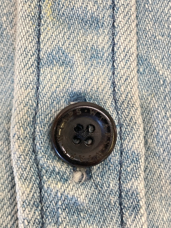 【中古品】【メンズ】 WTAPS ダブルタップス 12AW ALLMAN 122GWDT-SHM07 オールマン デニム ウエスタン シャツ トップス 142-260807-SH-06-hon サイズ：S カラー：ライトブルー 万代Net店