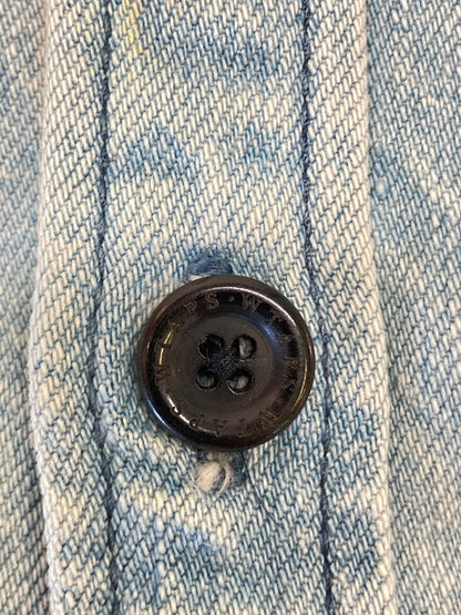 【中古品】【メンズ】 WTAPS ダブルタップス 12AW ALLMAN 122GWDT-SHM07 オールマン デニム ウエスタン シャツ トップス 142-260807-SH-06-hon サイズ：S カラー：ライトブルー 万代Net店