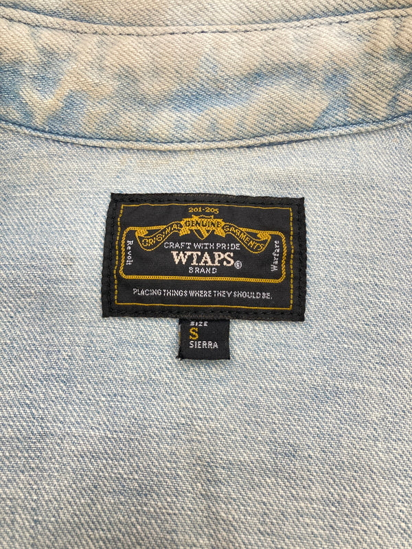 【中古品】【メンズ】 WTAPS ダブルタップス 12AW ALLMAN 122GWDT-SHM07 オールマン デニム ウエスタン シャツ トップス 142-260807-SH-06-hon サイズ：S カラー：ライトブルー 万代Net店