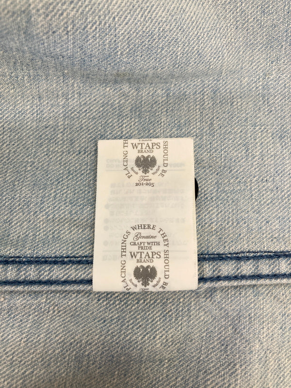 【中古品】【メンズ】 WTAPS ダブルタップス 12AW ALLMAN 122GWDT-SHM07 オールマン デニム ウエスタン シャツ トップス 142-260807-SH-06-hon サイズ：S カラー：ライトブルー 万代Net店