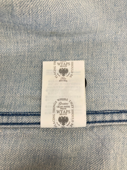 【中古品】【メンズ】 WTAPS ダブルタップス 12AW ALLMAN 122GWDT-SHM07 オールマン デニム ウエスタン シャツ トップス 142-260807-SH-06-hon サイズ：S カラー：ライトブルー 万代Net店