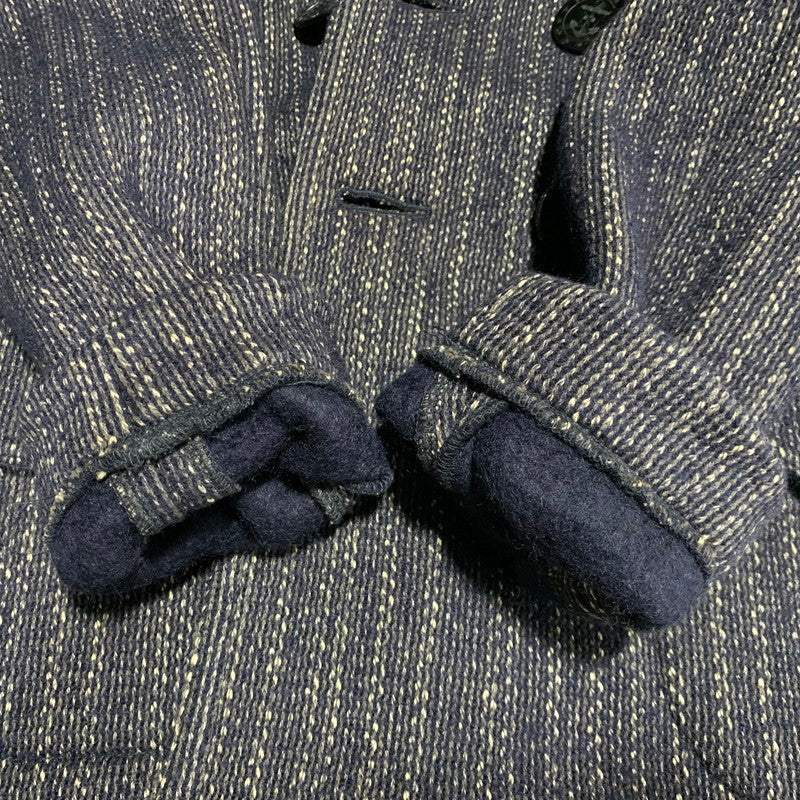 【中古品】【メンズ】 BROWNS BEACH JACKET ブラウンズビーチ WOOL COTTON PEA COATBBJ7-007 ウール コットン ピーコート 145-260628-as-31-izu サイズ：40 カラー：ネイビー 万代Net店