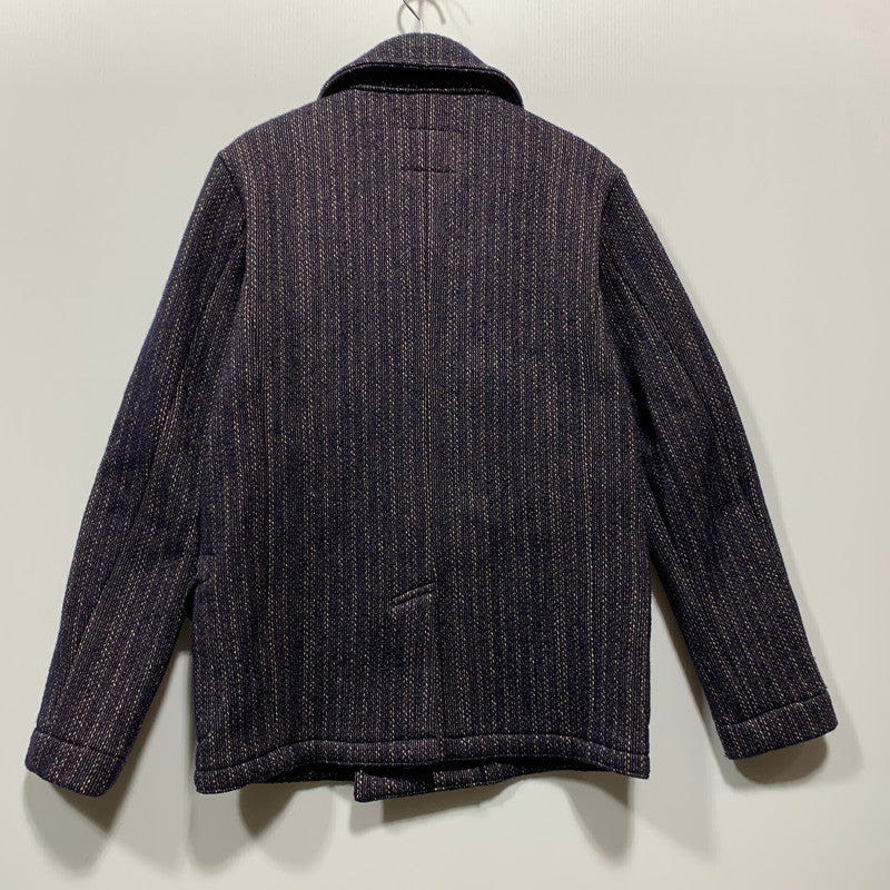 【中古品】【メンズ】 BROWNS BEACH JACKET ブラウンズビーチ WOOL COTTON PEA COATBBJ7-007 ウール コットン ピーコート 145-260628-as-31-izu サイズ：40 カラー：ネイビー 万代Net店