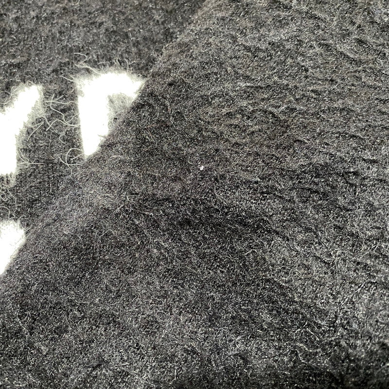 【中古品】【メンズ】 VALABASAS ヴァラバサス GARDEN MOHAIR SWEATER ガーデン モヘア セーター トップス 長袖 142-260626-ya-08-izu サイズ：M カラー：ブラック 万代Net店