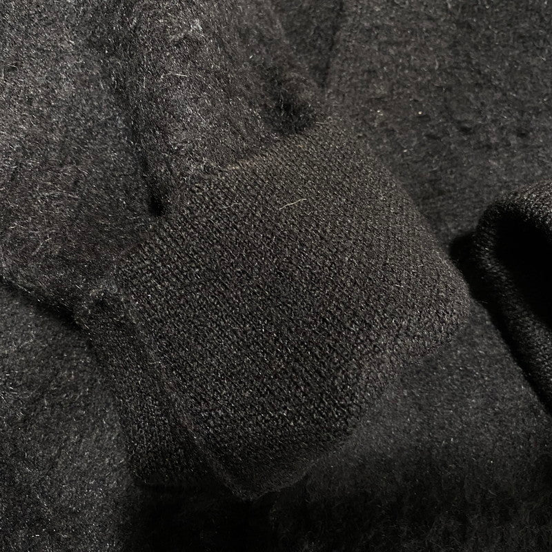 【中古品】【メンズ】 VALABASAS ヴァラバサス GARDEN MOHAIR SWEATER ガーデン モヘア セーター トップス 長袖 142-260626-ya-08-izu サイズ：M カラー：ブラック 万代Net店