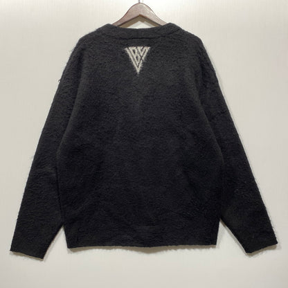 【中古品】【メンズ】 VALABASAS ヴァラバサス GARDEN MOHAIR SWEATER ガーデン モヘア セーター トップス 長袖 142-260626-ya-08-izu サイズ：M カラー：ブラック 万代Net店