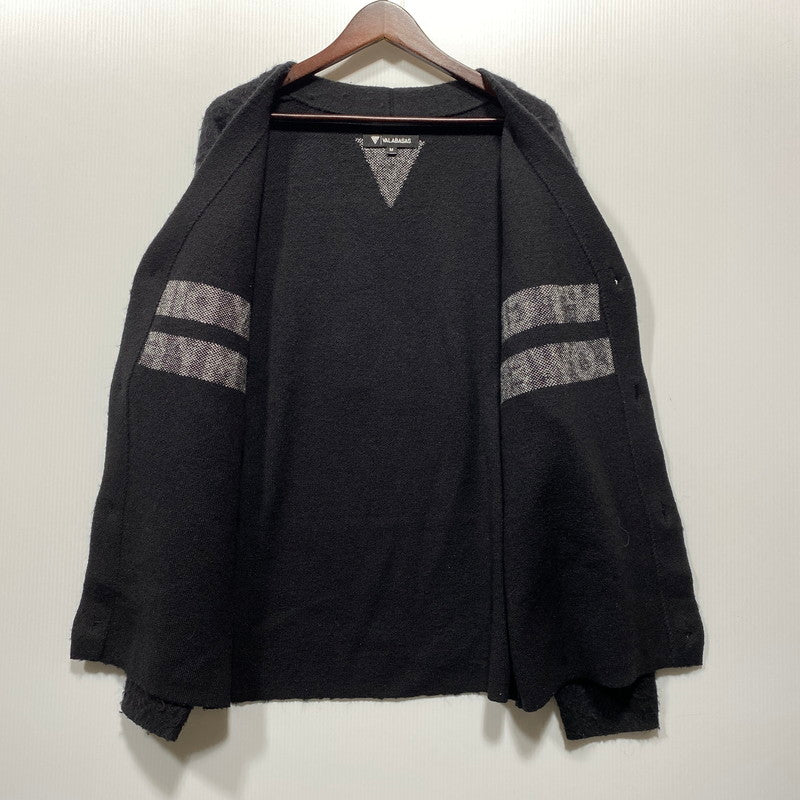 【中古品】【メンズ】 VALABASAS ヴァラバサス GARDEN MOHAIR SWEATER ガーデン モヘア セーター トップス 長袖 142-260626-ya-08-izu サイズ：M カラー：ブラック 万代Net店