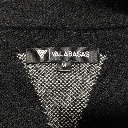 【中古品】【メンズ】 VALABASAS ヴァラバサス GARDEN MOHAIR SWEATER ガーデン モヘア セーター トップス 長袖 142-260626-ya-08-izu サイズ：M カラー：ブラック 万代Net店