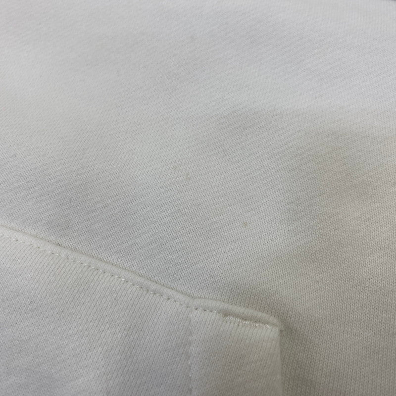【中古品】【メンズ】 FEAR OF GOD ESSENTIALS フィア オブ ゴッド エッセンシャルズ RUBBER CENTER LOGO HOODED SWEATSHIRT フーデッド スウェットシャツ パーカー 142-260703-kh-11-izu サイズ：M カラー：ホワイト 万代Net店