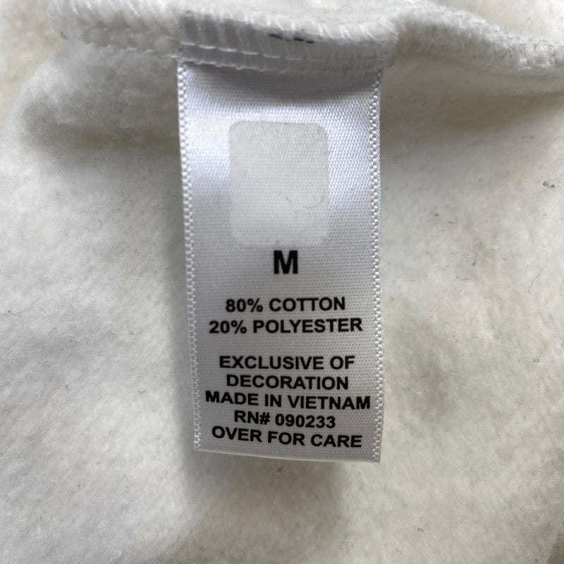 【中古品】【メンズ】 FEAR OF GOD ESSENTIALS フィア オブ ゴッド エッセンシャルズ RUBBER CENTER LOGO HOODED SWEATSHIRT フーデッド スウェットシャツ パーカー 142-260703-kh-11-izu サイズ：M カラー：ホワイト 万代Net店