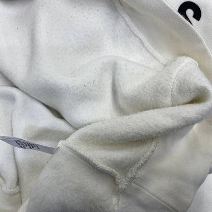 【中古品】【メンズ】 FEAR OF GOD ESSENTIALS フィア オブ ゴッド エッセンシャルズ RUBBER CENTER LOGO HOODED SWEATSHIRT フーデッド スウェットシャツ パーカー 142-260703-kh-11-izu サイズ：M カラー：ホワイト 万代Net店