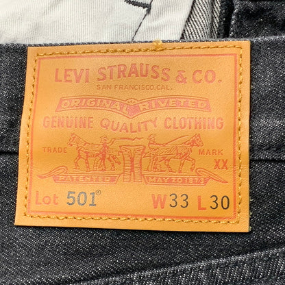 【中古美品】【メンズ】 LEVI'S PREMIUM リーバイス プレミアム PC9-00501-3654 BIG E セルビッチ 先染め DENIM PANTS デニム パンツ ズボン ボトムス 158-260712-ya-07-izu サイズ：33×30 カラー：ブラック 万代Net店