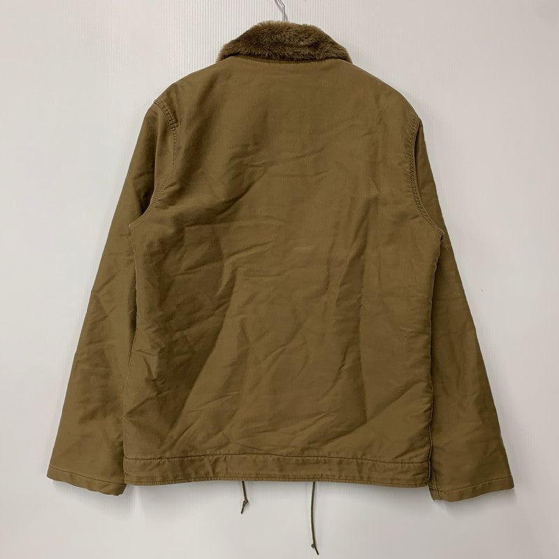 【中古品】【メンズ】 ALPHA INDUSTRIES アルファ インダストリーズ 20521-414 N-1 DECK JACKET デッキジャケット アウター 145-260809-ya-10-izu サイズ：XL カラー：カーキ 万代Net店