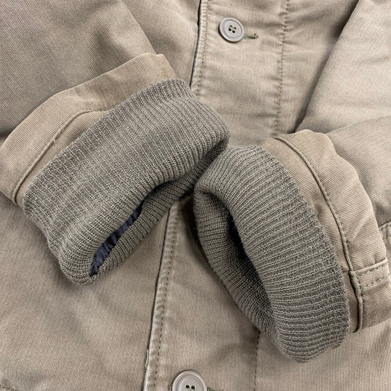 【中古品】【メンズ】 ALPHA INDUSTRIES アルファ インダストリーズ 20521-414 N-1 DECK JACKET デッキジャケット アウター 145-260809-ya-10-izu サイズ：XL カラー：カーキ 万代Net店