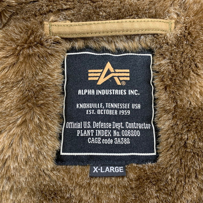 【中古品】【メンズ】 ALPHA INDUSTRIES アルファ インダストリーズ 20521-414 N-1 DECK JACKET デッキジャケット アウター 145-260809-ya-10-izu サイズ：XL カラー：カーキ 万代Net店