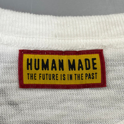 【中古品】【メンズ】 HUMAN MADE ヒューマンメード H10604 DRY ALLS GRAPHIC TEE ドライ オールズ グラフィック Tシャツ トップス 142-260704-kh-09-izu サイズ：2XL カラー：ホワイト 万代Net店