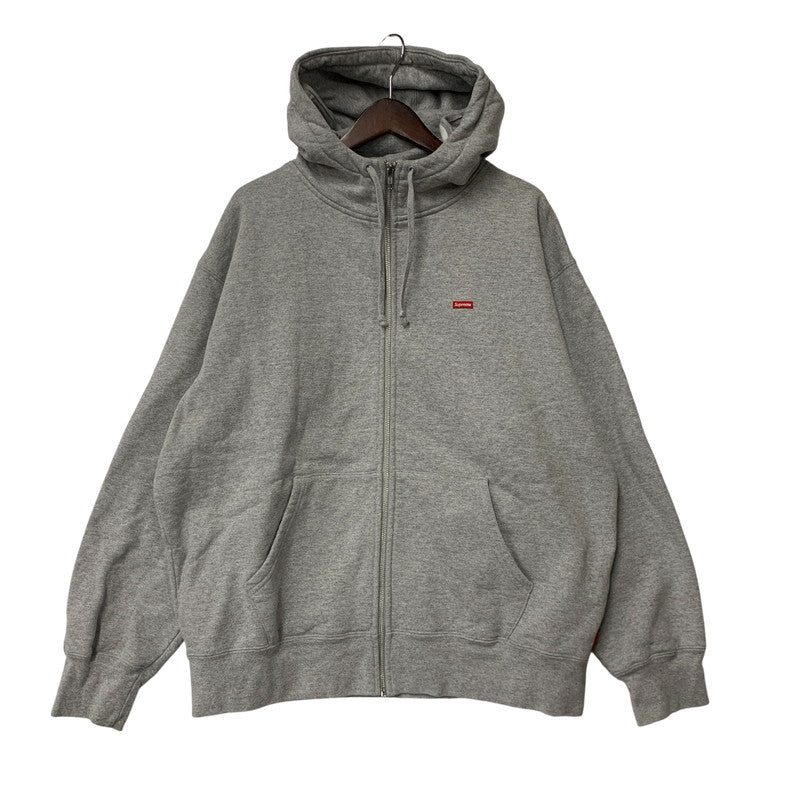 【中古品】【メンズ】 SUPREME シュプリーム 20AW SMALL BOX FACEMASK ZIP UP HOODED SWEATSHIRT スモール ボックス フェイスマスク ジップ アップ フーデッド スウェットシャツ トップス 長袖 149-260711-cs-08-izu サイズ：L カラー：HEATHER GREY 万代Net店