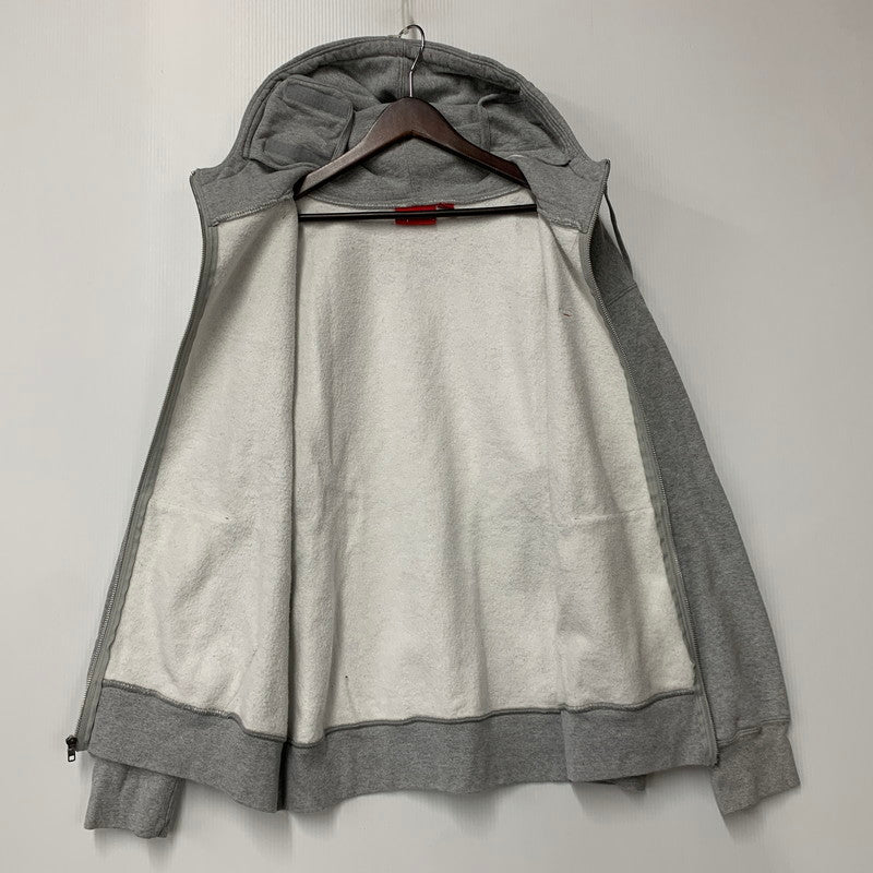 【中古品】【メンズ】 SUPREME シュプリーム 20AW SMALL BOX FACEMASK ZIP UP HOODED SWEATSHIRT スモール ボックス フェイスマスク ジップ アップ フーデッド スウェットシャツ トップス 長袖 149-260711-cs-08-izu サイズ：L カラー：HEATHER GREY 万代Net店
