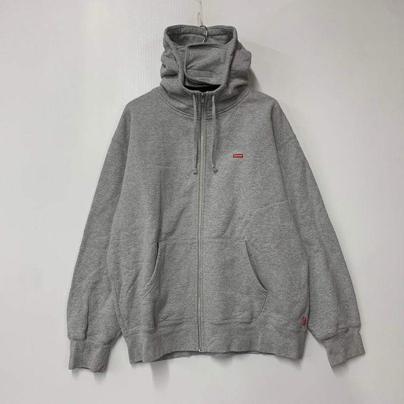 【中古品】【メンズ】 SUPREME シュプリーム 20AW SMALL BOX FACEMASK ZIP UP HOODED SWEATSHIRT スモール ボックス フェイスマスク ジップ アップ フーデッド スウェットシャツ トップス 長袖 149-260711-cs-08-izu サイズ：L カラー：HEATHER GREY 万代Net店