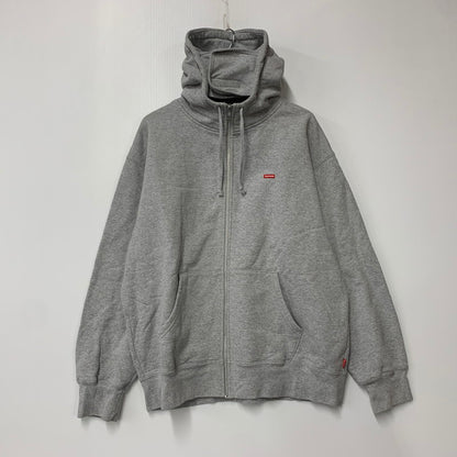 【中古品】【メンズ】 SUPREME シュプリーム 20AW SMALL BOX FACEMASK ZIP UP HOODED SWEATSHIRT スモール ボックス フェイスマスク ジップ アップ フーデッド スウェットシャツ トップス 長袖 149-260711-cs-08-izu サイズ：L カラー：HEATHER GREY 万代Net店