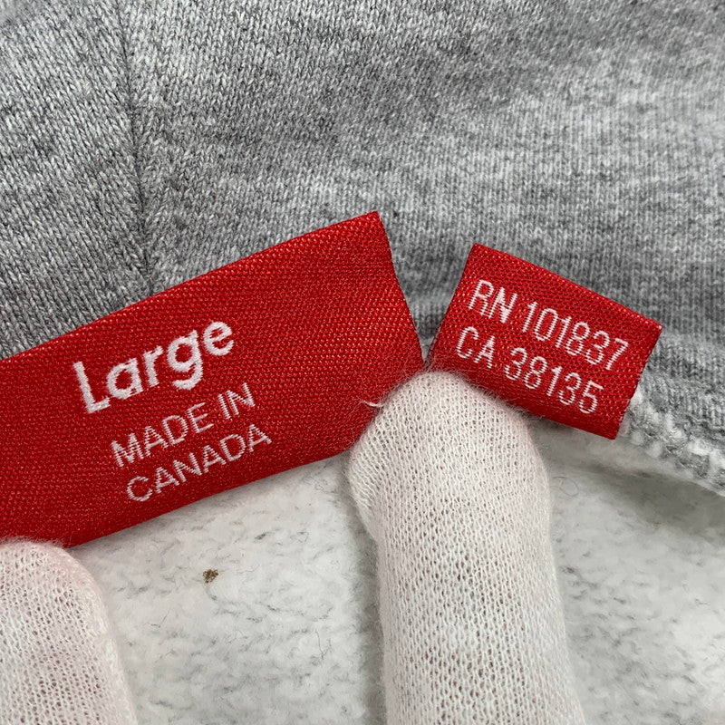 【中古品】【メンズ】 SUPREME シュプリーム 20AW SMALL BOX FACEMASK ZIP UP HOODED SWEATSHIRT スモール ボックス フェイスマスク ジップ アップ フーデッド スウェットシャツ トップス 長袖 149-260711-cs-08-izu サイズ：L カラー：HEATHER GREY 万代Net店