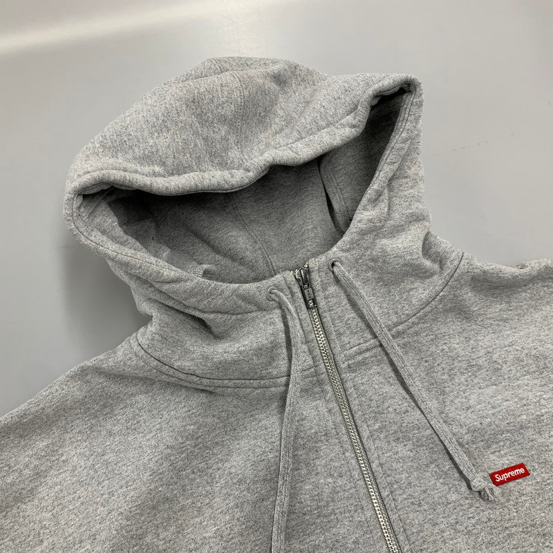 【中古品】【メンズ】 SUPREME シュプリーム 20AW SMALL BOX FACEMASK ZIP UP HOODED SWEATSHIRT スモール ボックス フェイスマスク ジップ アップ フーデッド スウェットシャツ トップス 長袖 149-260711-cs-08-izu サイズ：L カラー：HEATHER GREY 万代Net店