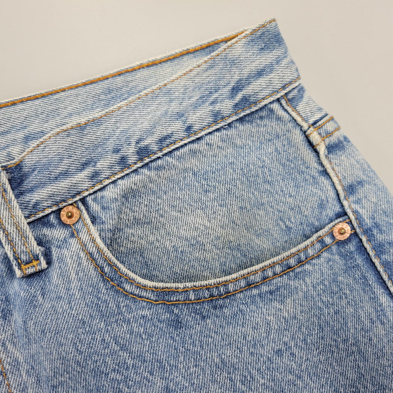 【中古品】【メンズ】 Levi's リーバイス 501 DENIM PANTS 00501-0191 デニムパンツ 刻印501 USA製 ジーンズ 157-260718-as-33-izu サイズ：34×30 カラー：インディゴ 万代Net店