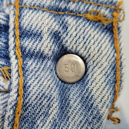 【中古品】【メンズ】 Levi's リーバイス 501 DENIM PANTS 00501-0191 デニムパンツ 刻印501 USA製 ジーンズ 157-260718-as-33-izu サイズ：34×30 カラー：インディゴ 万代Net店