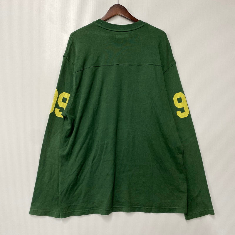 【中古品】【メンズ】 SUPREME シュプリーム 24SS 99 LS FOOTBALL TOP ロングスリーブ フットボール トップ トップス 長袖 149-260706-cs-01-izu サイズ：L カラー：グリーン 万代Net店
