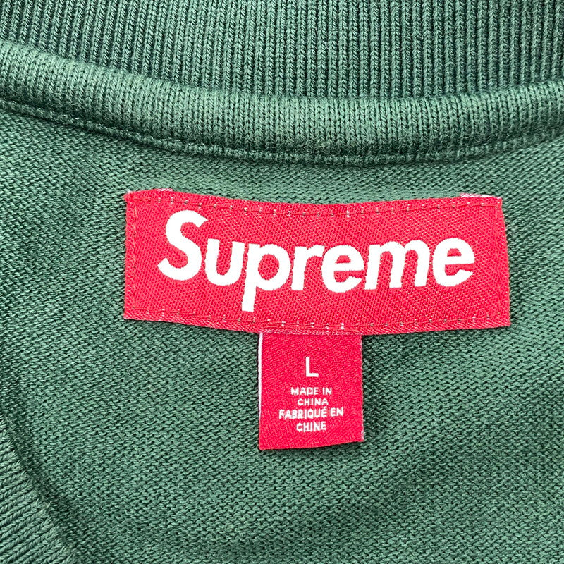 【中古品】【メンズ】 SUPREME シュプリーム 24SS 99 LS FOOTBALL TOP ロングスリーブ フットボール トップ トップス 長袖 149-260706-cs-01-izu サイズ：L カラー：グリーン 万代Net店
