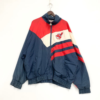 【中古品】【メンズ】 GENUINE MERCHANDISE BY LOGO 7 ジェニュイン マーチャンダイズ バイ ロゴ 7 90S INDIANS NYLON JACKET インディアンス ナイロンジャケット アウター 146-260801-yn-02-izu サイズ：XL カラー：マルチ 万代Net店