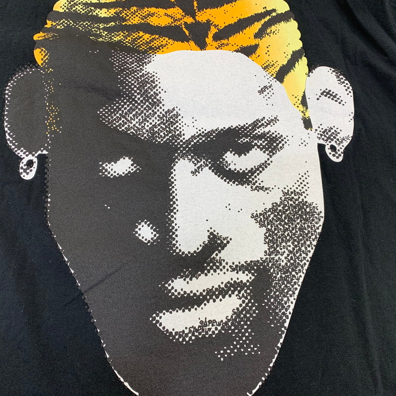 【中古品】【メンズ】 SAPEUR サプール 22SS TWENTY TWENTY TWO RODMAN TIGERHEAD S S TEE ロッドマン タイガーヘッド Tシャツ 半袖 142-260712-yn-01-izu サイズ：XXL カラー：ブラック 万代Net店