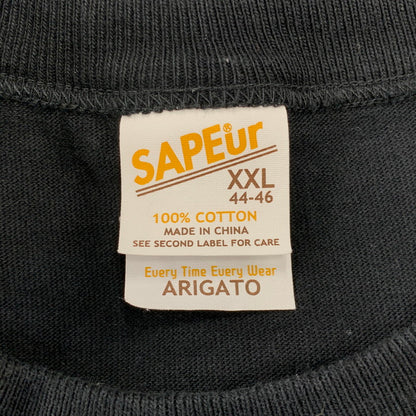 【中古品】【メンズ】 SAPEUR サプール 22SS TWENTY TWENTY TWO RODMAN TIGERHEAD S S TEE ロッドマン タイガーヘッド Tシャツ 半袖 142-260712-yn-01-izu サイズ：XXL カラー：ブラック 万代Net店