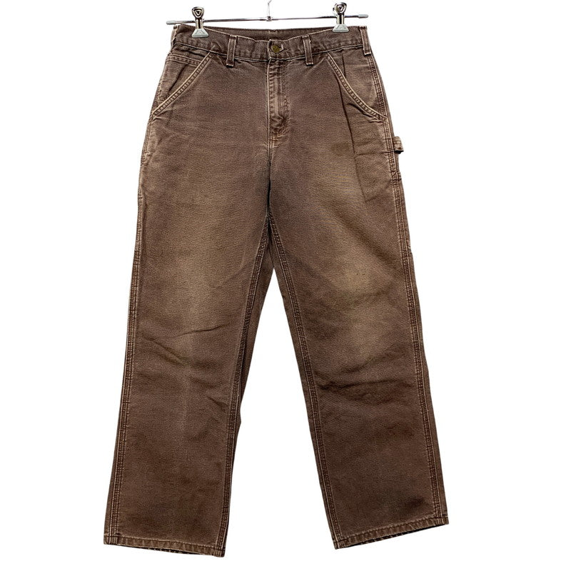 【中古品】【メンズ】 Carhartt カーハート ORIGINAL DUNGAREE FIT DUCK PAINTER PANTS B11 DKB オリジナルダンガリーフィット ダックペインターパンツ メキシコ製 157-260702-as-05-izu サイズ：30×30 カラー：ダークブラウン 万代Net店