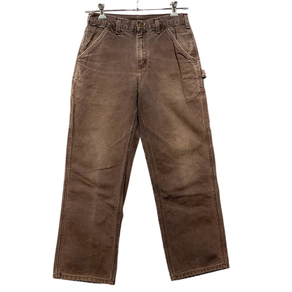 【中古品】【メンズ】 Carhartt カーハート ORIGINAL DUNGAREE FIT DUCK PAINTER PANTS B11 DKB オリジナルダンガリーフィット ダックペインターパンツ メキシコ製 157-260702-as-05-izu サイズ：30×30 カラー：ダークブラウン 万代Net店